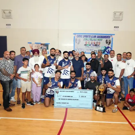 Athletes and community members participate in a Lions Sports Club Sacramento event.